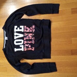 EUC PINK VS Victoria's Secret Pink Leopard Spot Animal Print Women's Top Medium